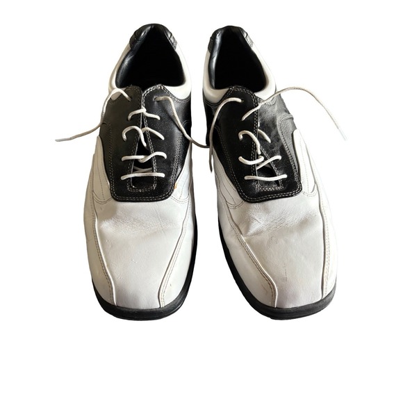 Callaway XTT Golf Shoes ~ Men Size 11.5 USED WHITE/BLACK - Picture 1 of 9